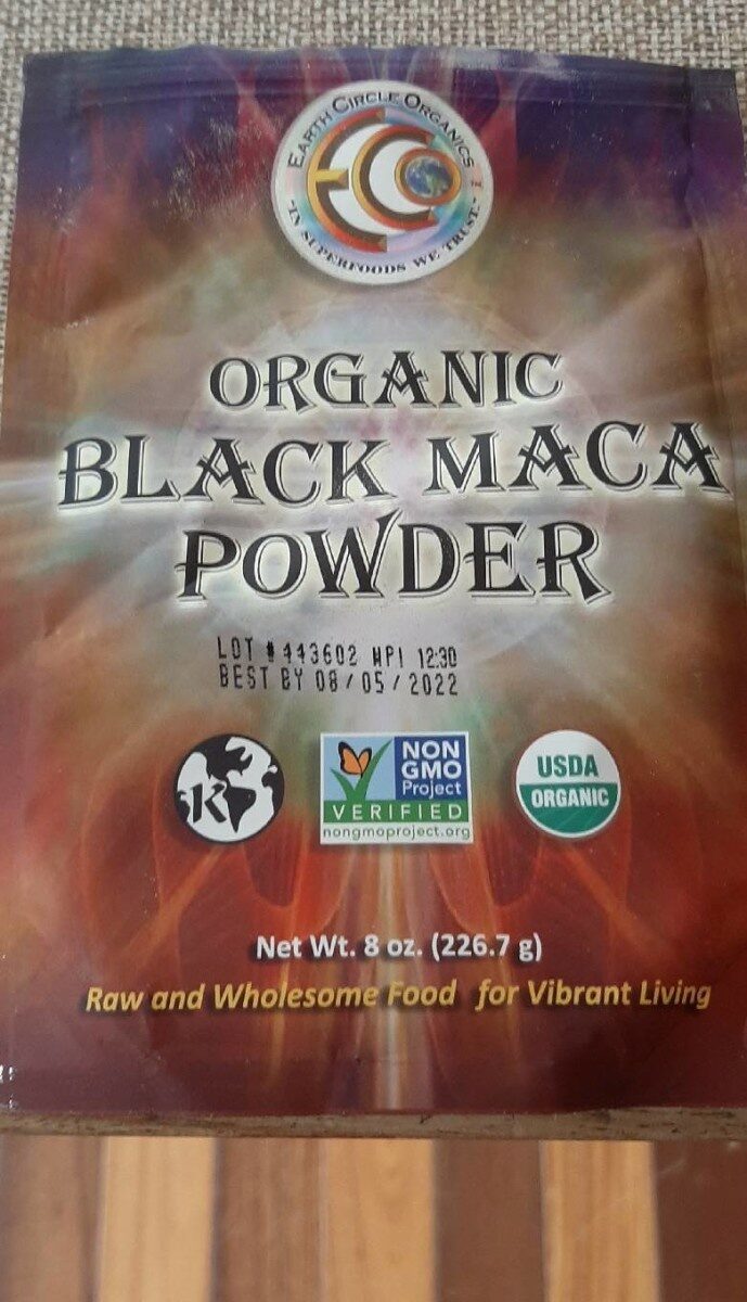 organic black maca powder - Product - en