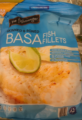 Basa Fish Fillets Skinned and Boned - Product - en