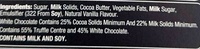 White Chocolate Flaked Belgian Truffles - Ingredients - en