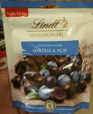 Sensation Fruit - Chocolat Noir - Myrtille & Açaï - Product - fr
