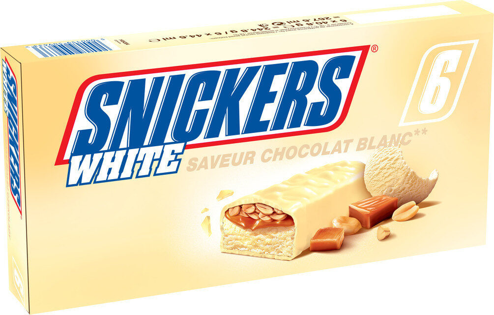 Snickers glacé white x6 - Product - fr