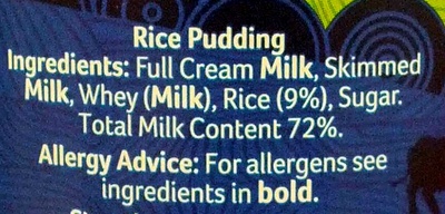 Ambrosia Rice pudding - Ingredients - en