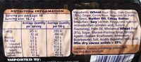 Digestive Mørk Chokolade - Nutrition facts - en