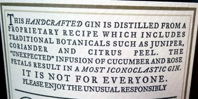 Heindrick's Gin - Ingredients