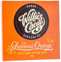 Willies Cacao Cuban Baracoa Luscious Orange Delicate Orange with Honey Notes - Product - en