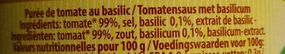 T-Passierte ita Tomaten u Basilikum-2,08€/13.7.22 - Ingredients - fr