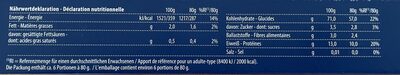 Barilla pates spaghettini n°3 500g - Nutrition facts - en
