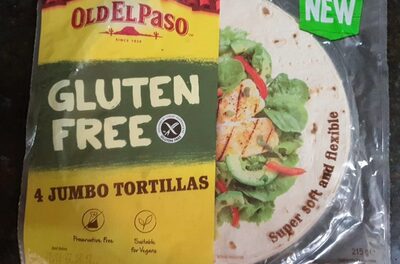 Gluten Free Jumbo Tortillas - Product - en