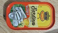 sardines in vegetable oil - Product - en