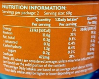 Coles Prawns in Brine - Nutrition facts - en