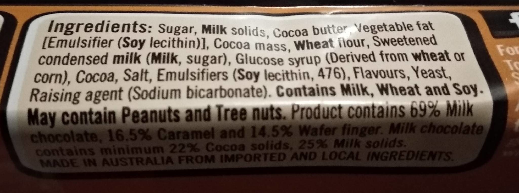 KitKat Chunky Gooey Caramel - Ingredients - en