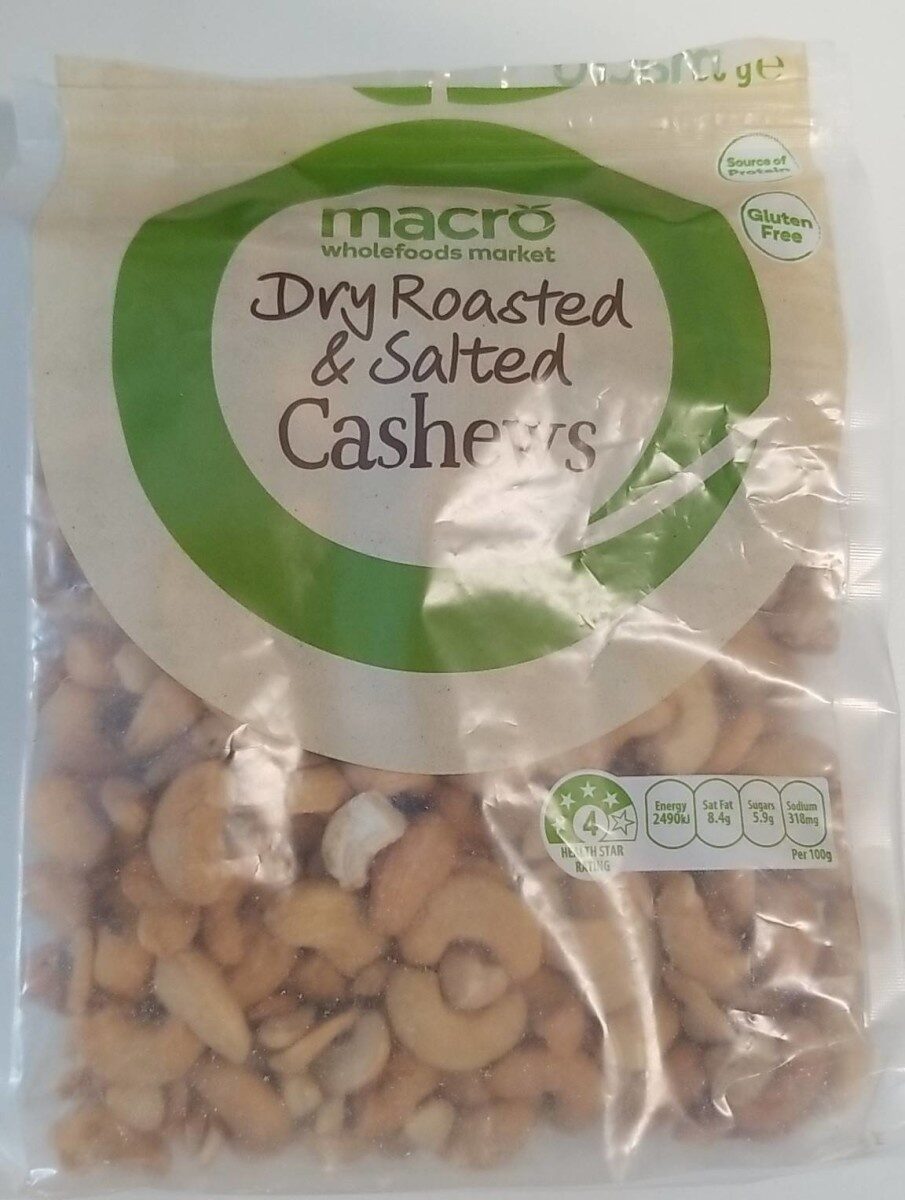 Dry Roasted and Salted Cashews - Product - en