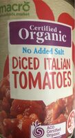 Organic diced tomatoes - Product - en