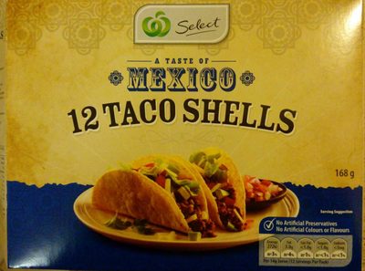 12 Taco Shells A Taste of Mexico - Product - en