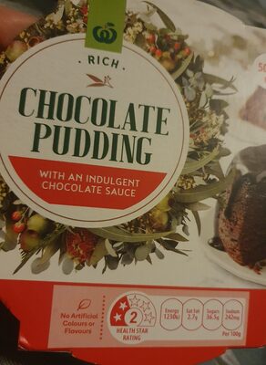 woolies chocolate pudding - Product - en