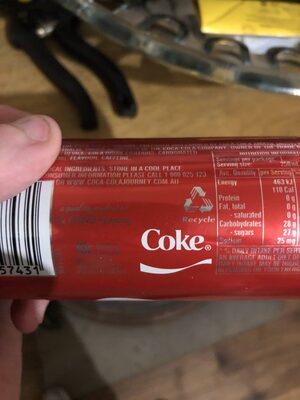 vanilla coke - Recycling instructions and/or packaging information - en