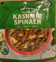Indian Style Kashmir Spinach Heat and Eat - Product - en