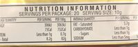 French made butter - Nutrition facts - en