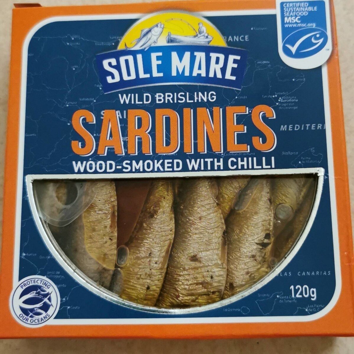 Sardines wood smoked with chilli - Product - en