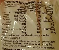 Marshmallows - Nutrition facts - en