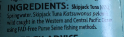 tuna in springwater - Ingredients - en