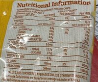 Natural Chip Company Farmhouse Cheddar - Nutrition facts - en
