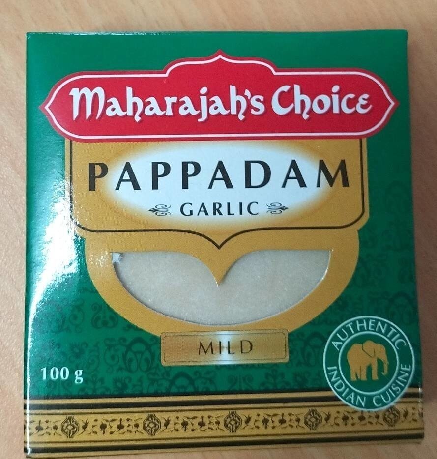 Pappadam - Garlic - Product - en
