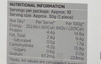 Whiting fish bites - Nutrition facts - en