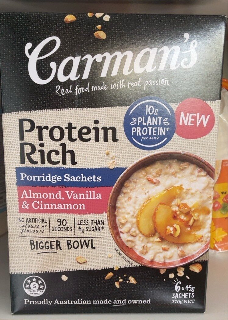 Protein Rich Almond, Vanilla & Cinnamon - Product - en