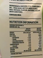 Cobbs popcorn - Nutrition facts - en