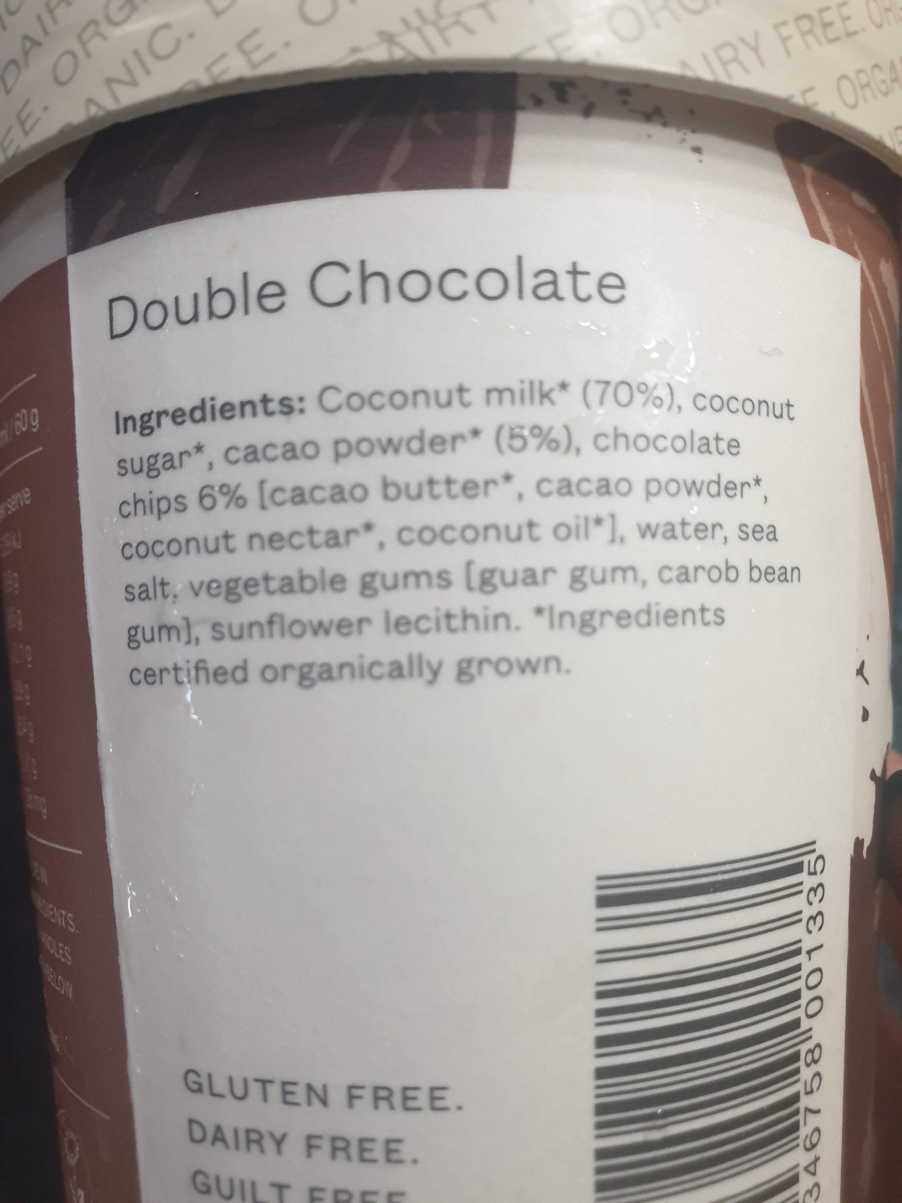 Pana Organic Double Chocolate - Ingredients - en