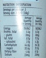 Smooshed Wholefood Balls (Cacao Brownie) - Nutrition facts - en